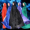 2018 new design fashion cosplay hooded Halloween cloak , cape cloak with hat for party