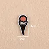 Ice cream cone embroidery iron on patch cute foodies lover