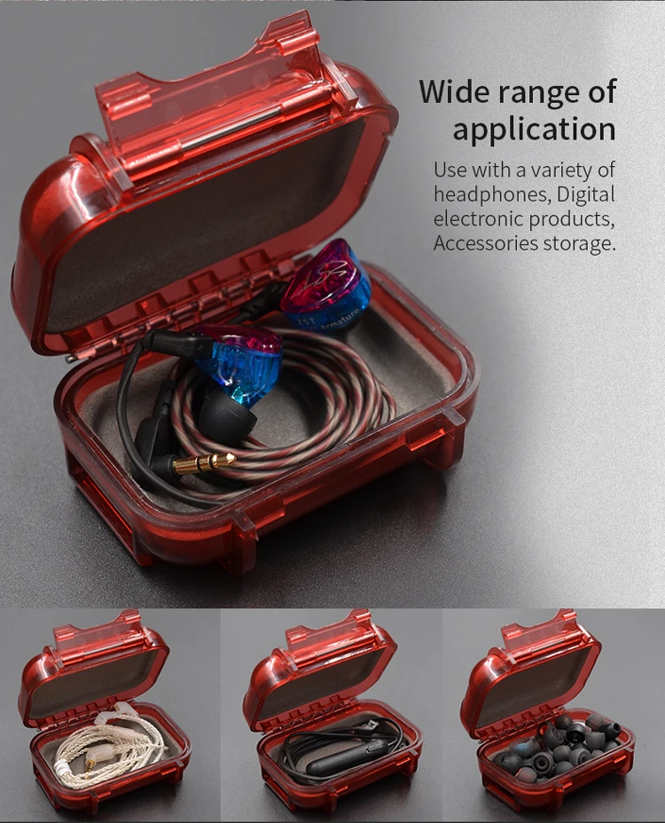 Wholesale KZ Original PP Earphone Case Dustproof Headphone Storage