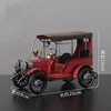 Retro European style bubble car exquisite iron table decoration desktop ornament furnishing articles