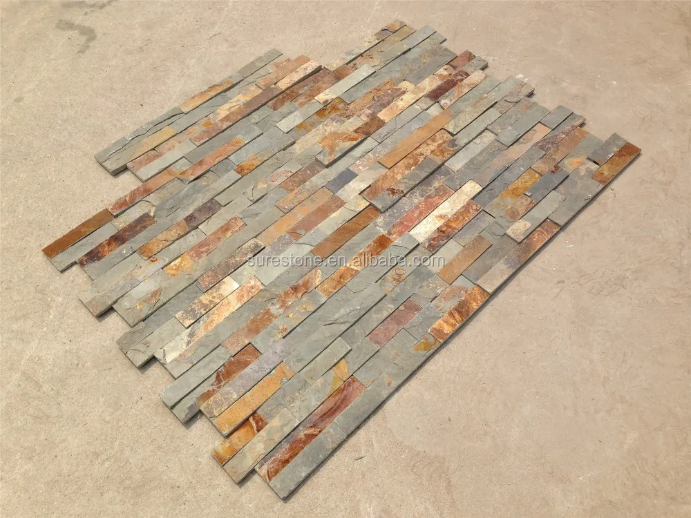 Revestimiento De Pared Exterior De Piedra Natural,Paneles De Pared