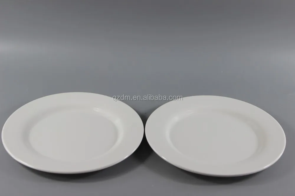 Round Shape Melamine White Plate And Dish Good Quality