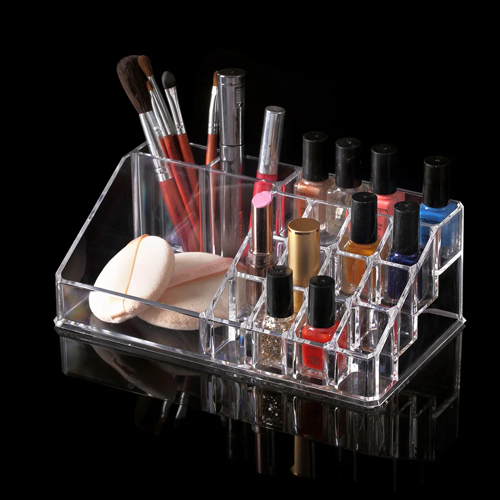 Large capacity lipstick holder make up drawers box acrylic cosmetic organizer