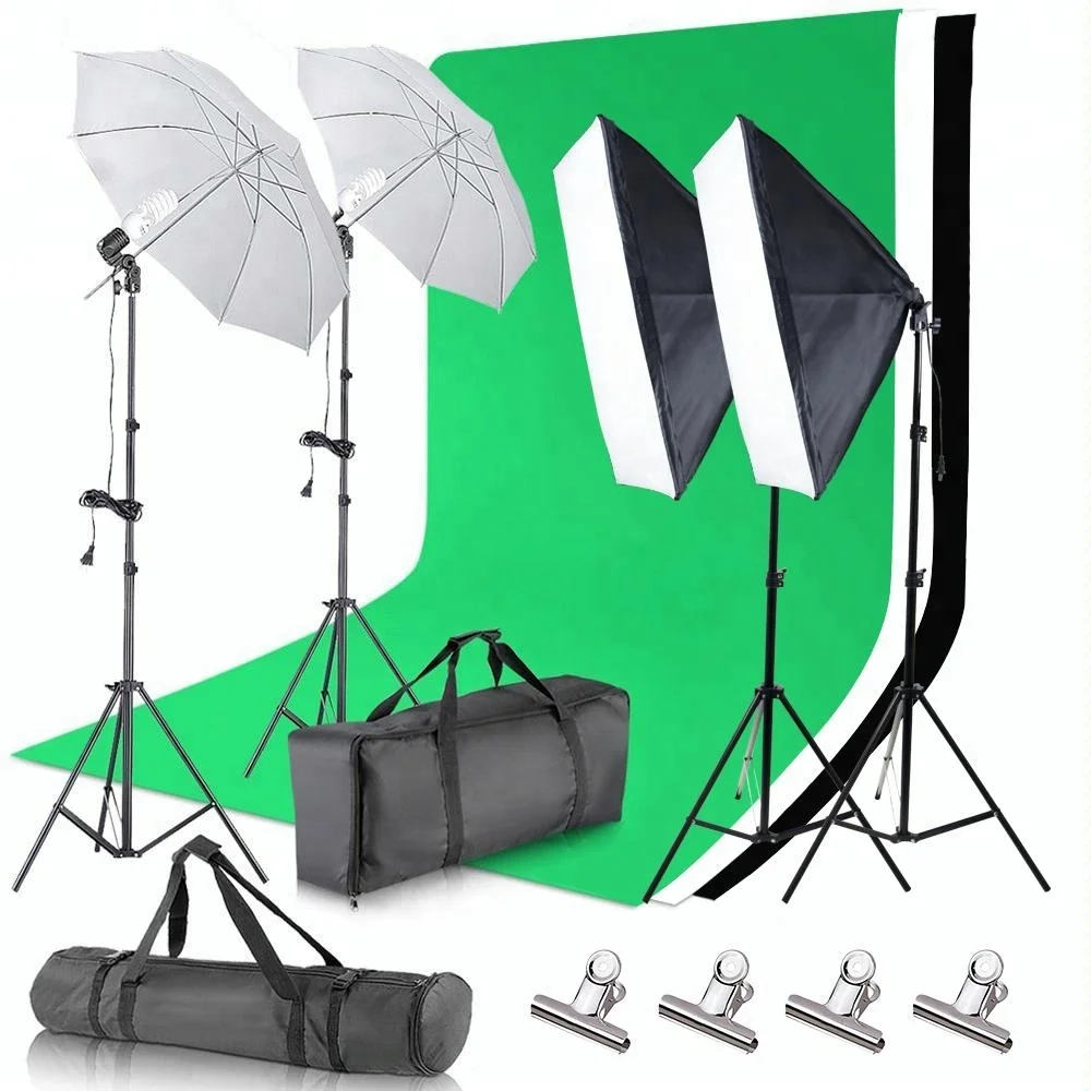 Photo Studio Accessories Photography Portable Photo Studio Kit,Led