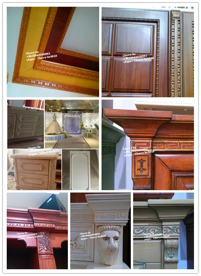 装饰天花板角成型成型数控雕刻家具木冠 cornice