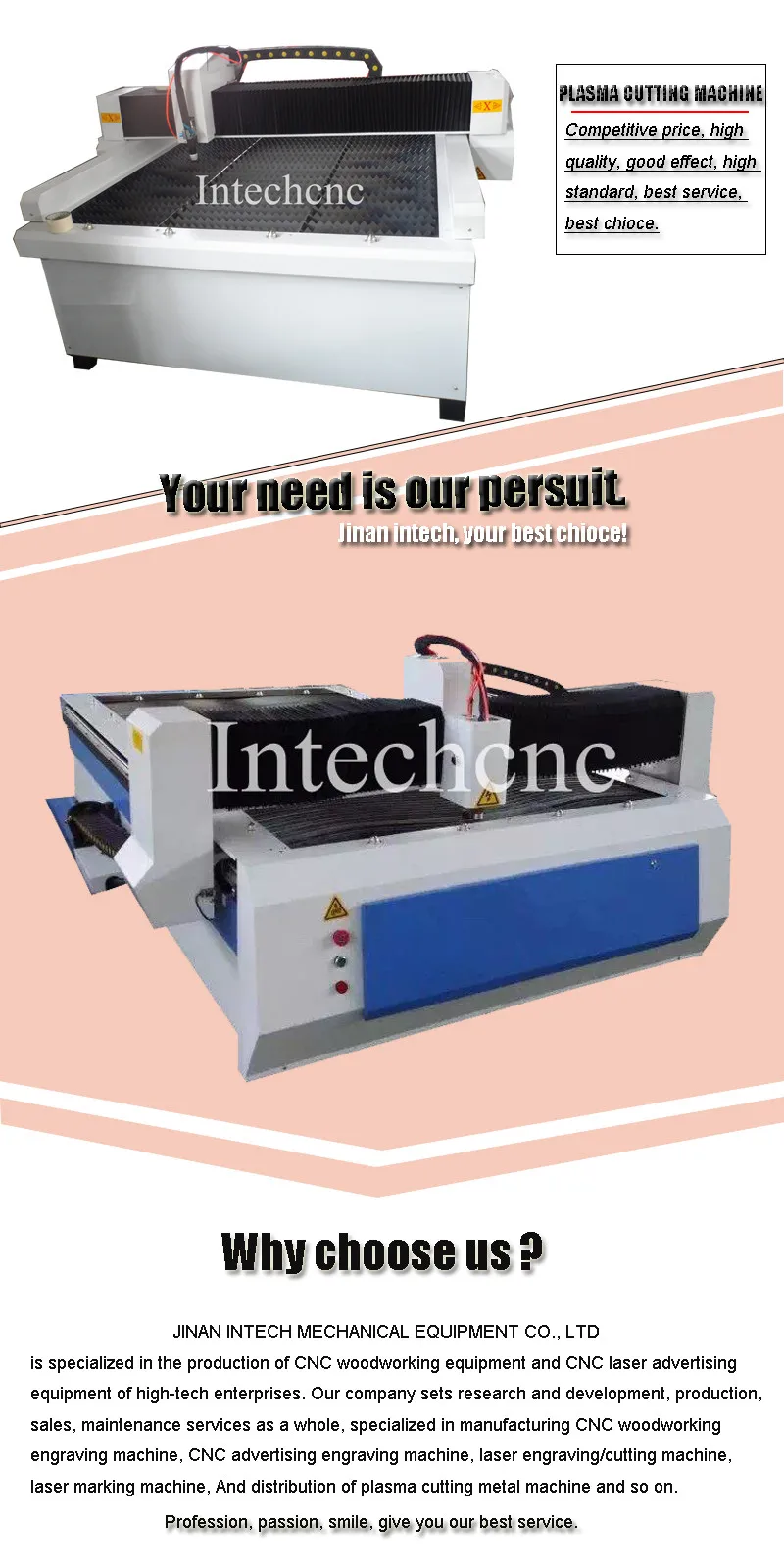 Newest 1325 portable cnc flame/plasma cutting machine