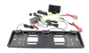 Russia EU Universal License Plate Frame Two Parking Sensors Car Backup Reverse Radar With HD CCD Night Vision Rear View Camera