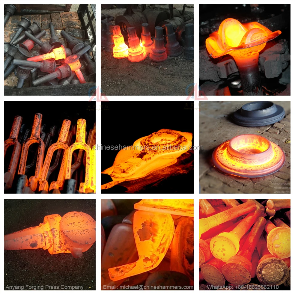 C86Y fully hydraulic close die forge hammer in mental forgings with high frequency