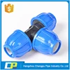 fast connection pipe fittings hdpe material quick pipe tee