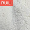 plain short pile micro fleece sherpa fabric for shoes and garment