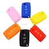 High quality for Citroen Peugeot 3 buttons Silicone rubber remote key shell