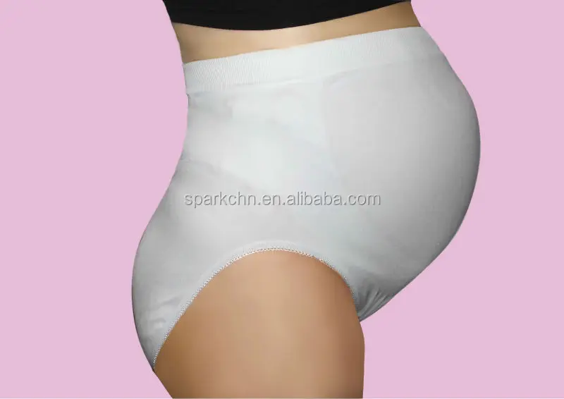 Maternity Panties Belly Pants Seamless Plus Size Maternity ...
