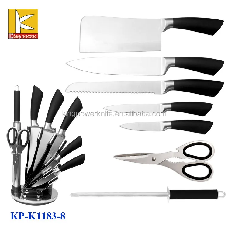 inox color kitchen knife set in gift package kitchen cooking knife