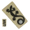 Stone animal doorbell push button nature color