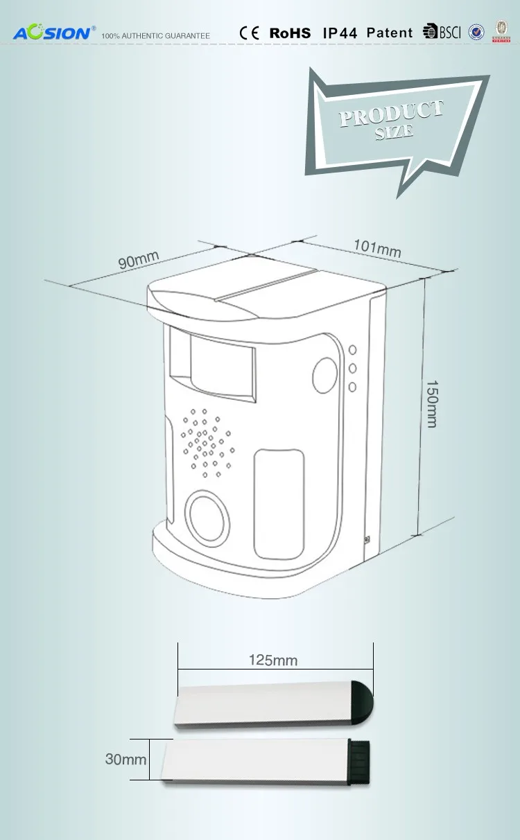 multifunctional bird/cat/dog repellent