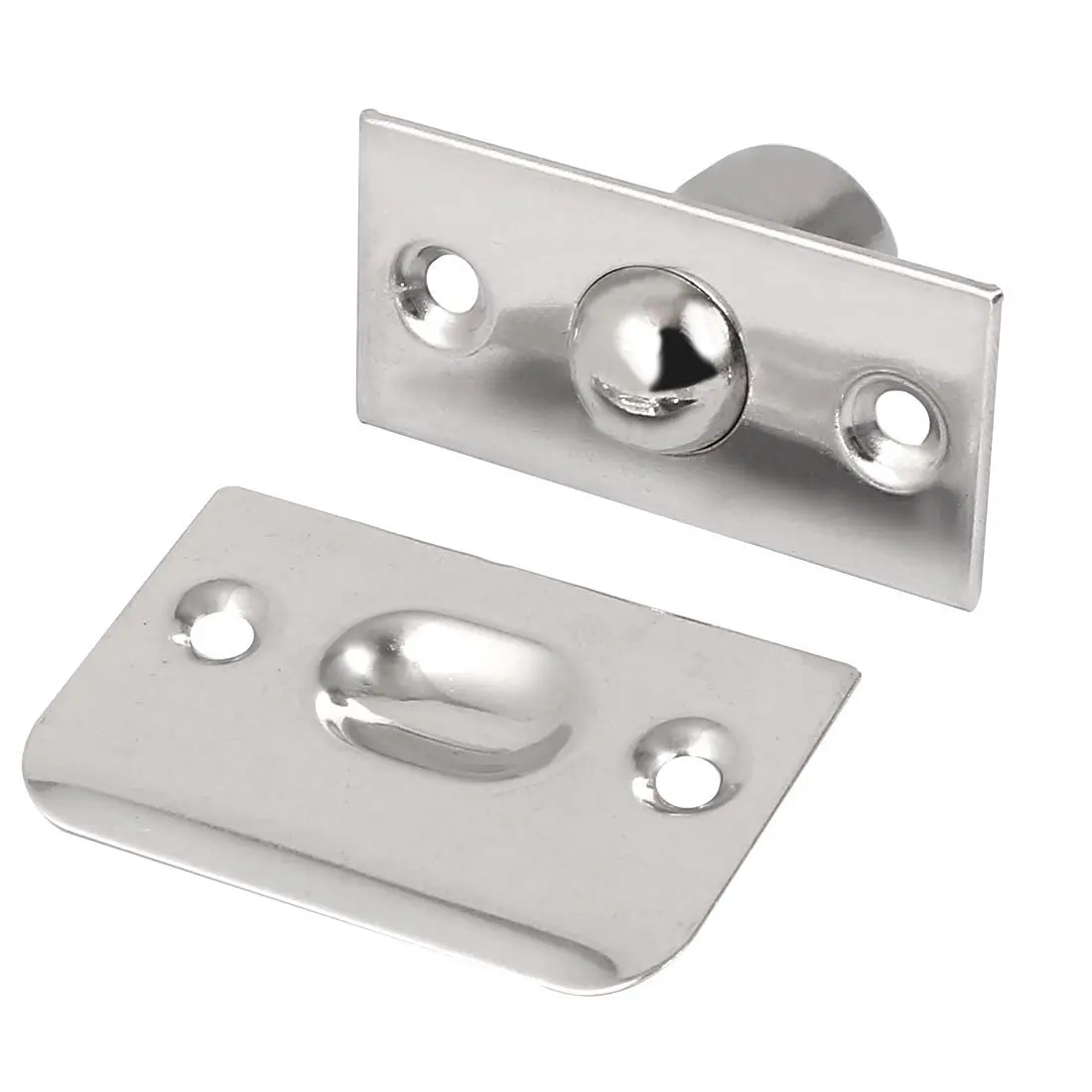 ZXHAO Cupboard Cabinet Drawer Door Magnetic Latch Catch Stainless Steel 12pcs with Screws