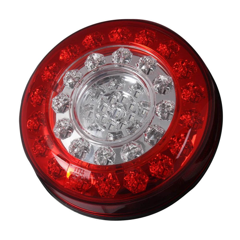 Led Round Tail / Stop / Turn Signals Light Lamp For Truck / Trailer
