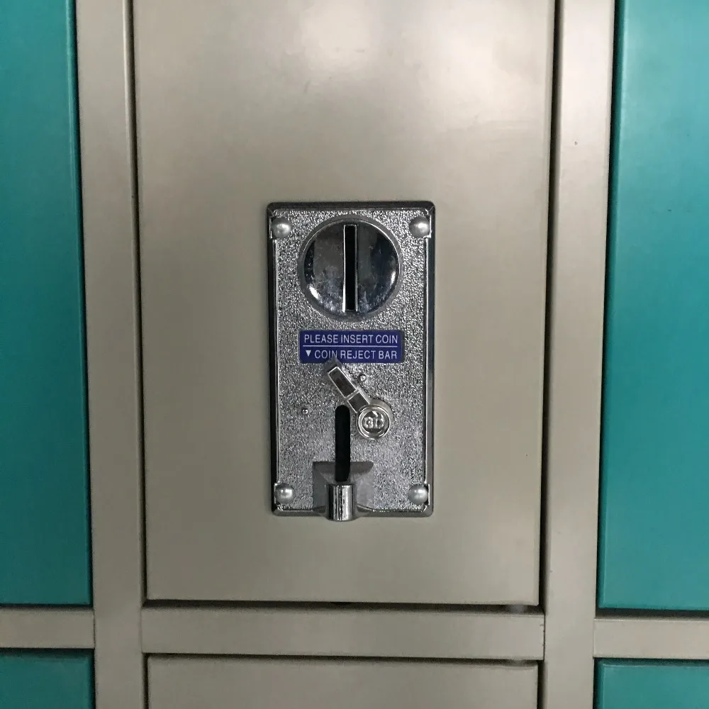 Durable Steel Coin Mechanical Locker Coin Operated Electronic