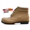 Waterproof oil resistant steel toe cap ankle pvc safety rain boots shoes