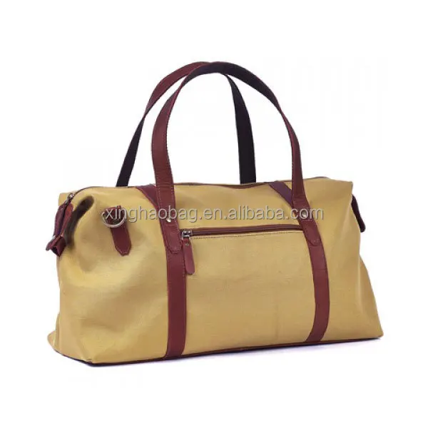 small canvas duffle bag