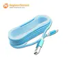 Android v8 1.5M Metal Nylon Braided Micro Charging USB Data Cable Charger for samsung huawei mobile phone cable