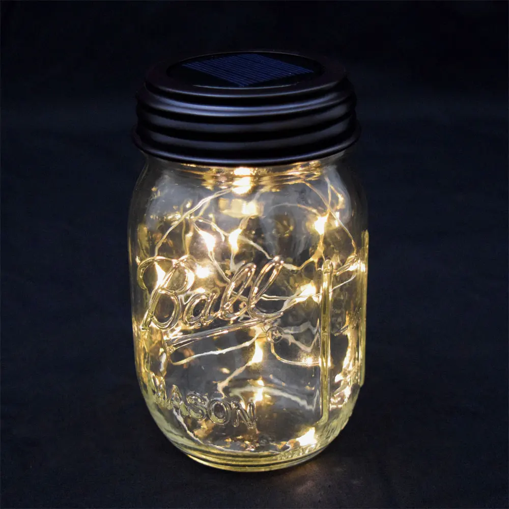 Fairy Sparkling Led String Lights Small Gl Mason Jars Fairy Sparkling Led String Lights Small