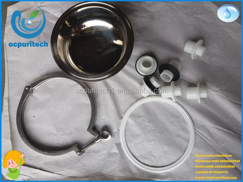Water Filter Cartridge Housing in Stainless Steel Material
