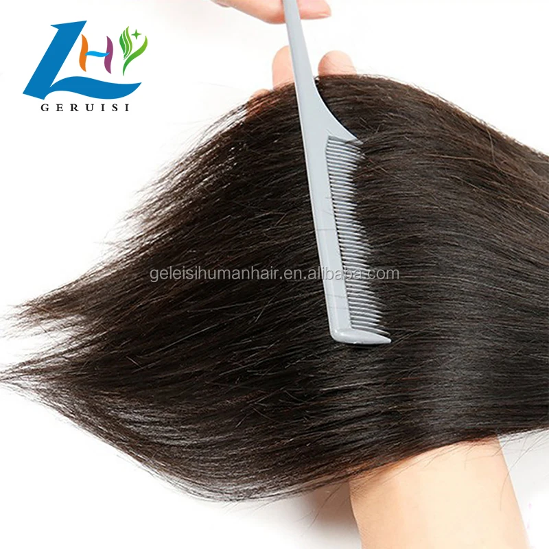 24 Hours fast shipment high quality virgin peruvian human cuticle aligned straight hair weave bundles vendors for wholesale