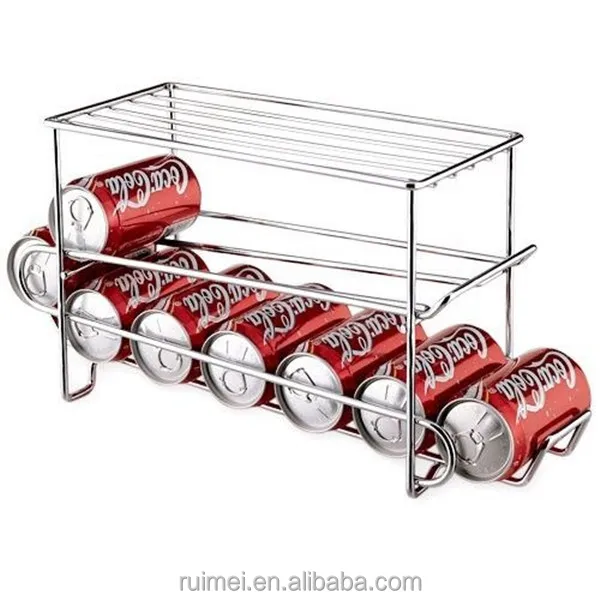 Chrome 24 Can Holder Refrigerator Beverage Display Buy Beverage