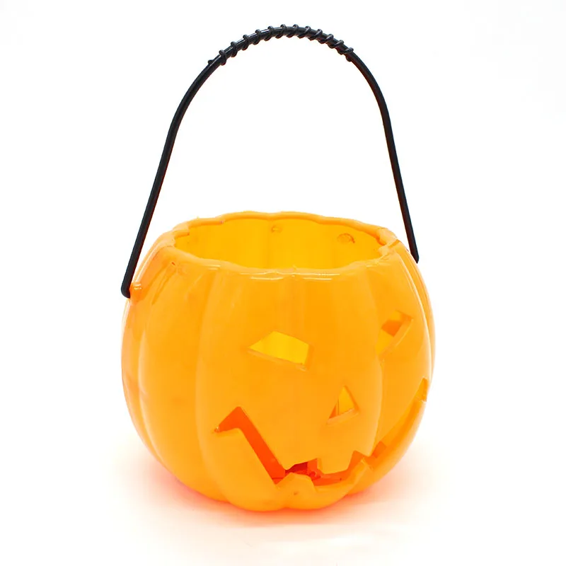 High Quality Halloween Led Lighting Pumpkin Bucket For Kids - Buy ...