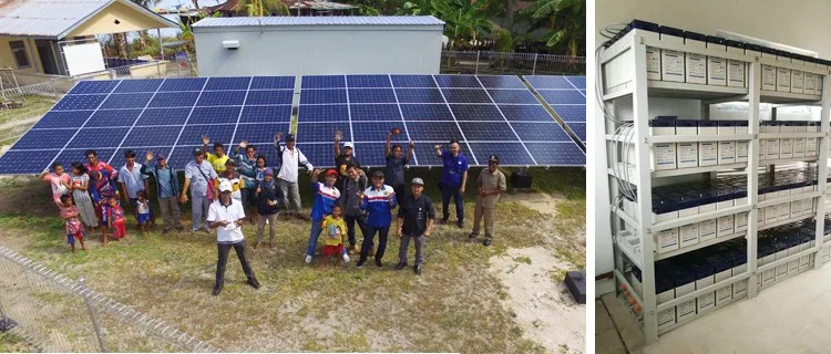 Roof Mounted Hybrid Solar PV Panels System for Factory Use
