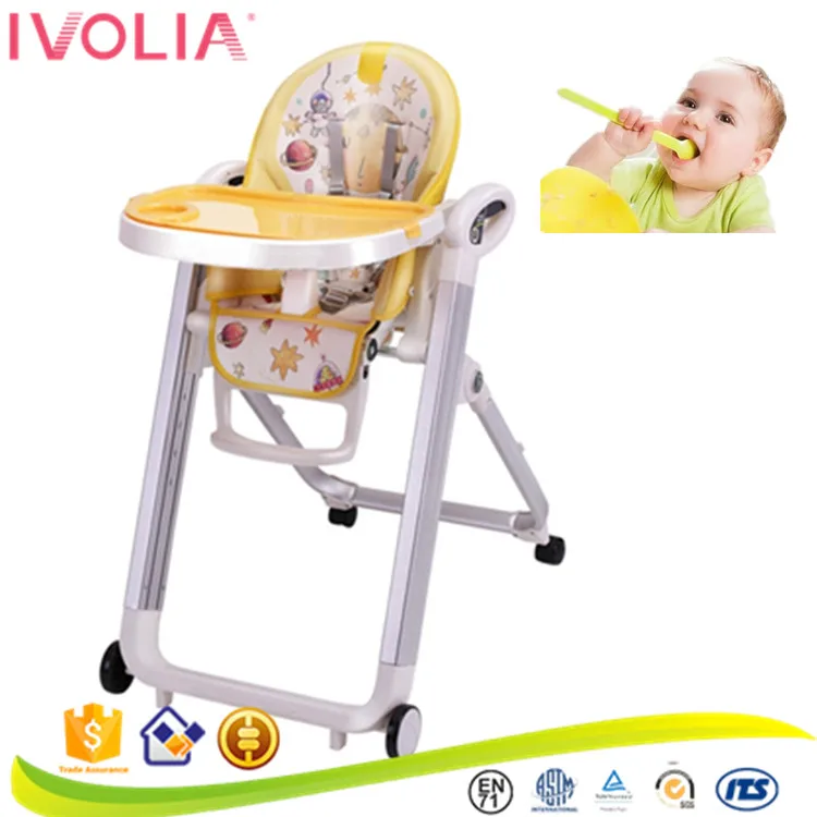 2018 Ivolia Modern Deluxe High Chair Dining Table 3 In 1 Highchair