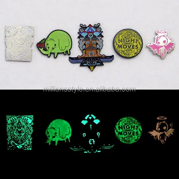 Ghost Glowing In The Dark Enamel Lapel Pins For Christmas Buy Glow In 