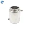 Food Grade Stainless Steel SS304 SS316L Sanitary Double Jacketed Pipe Spool With Female NPT Drain Port