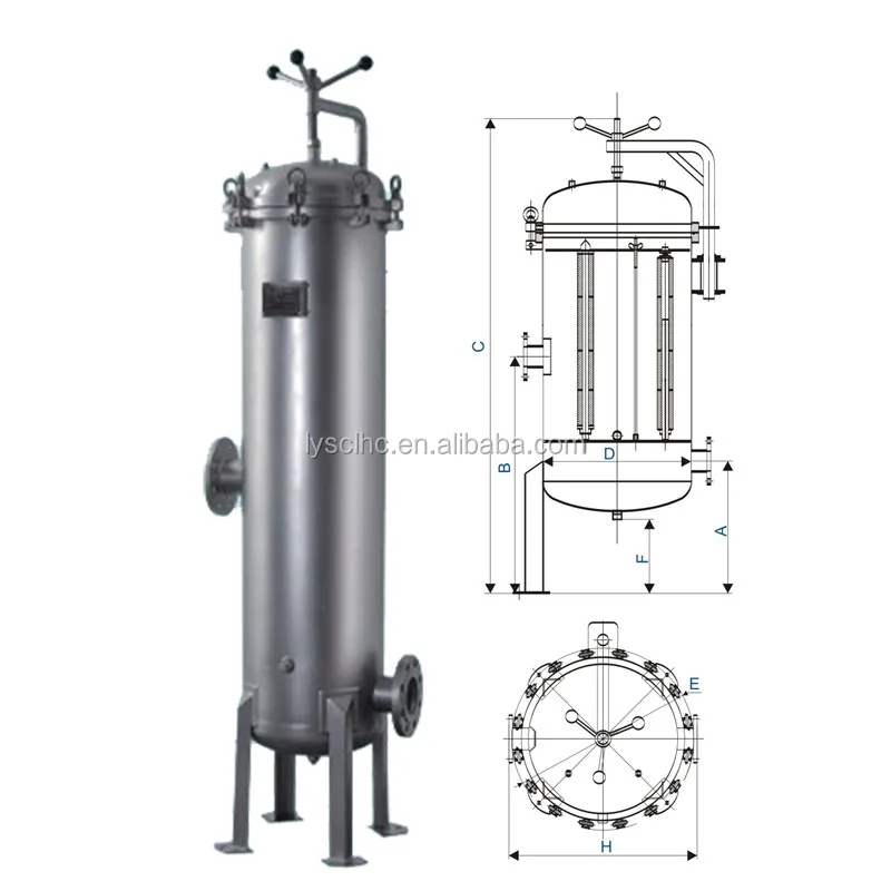High quality ss cartridge filter housing manufacturers for water-22