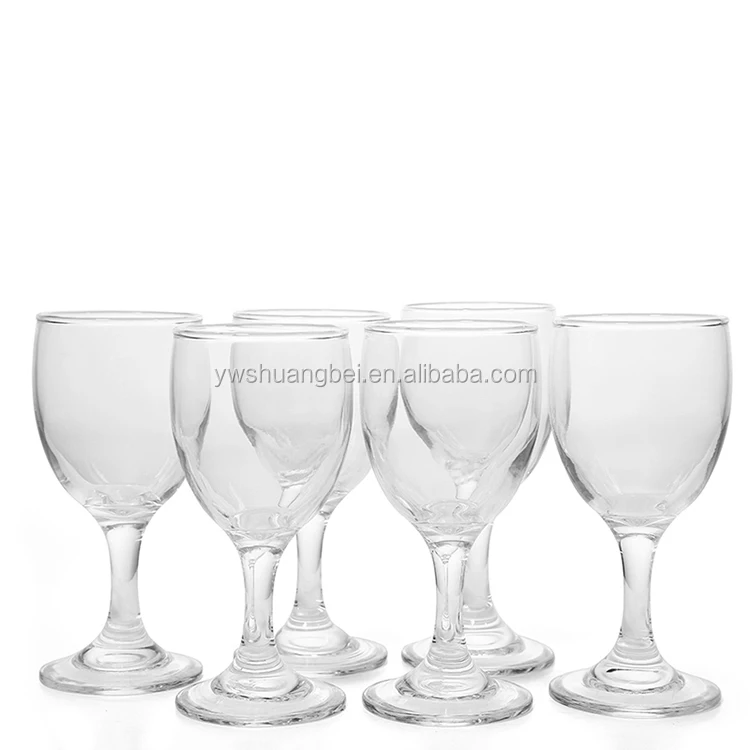 Hot Sale Elegant Hand Made Glass Cups For Wine Glass Goblet Drinking