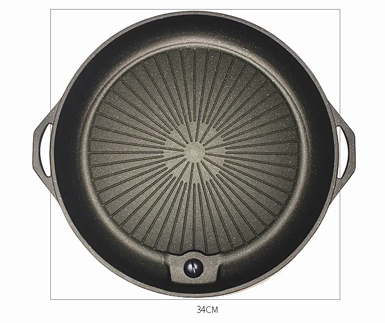 Modi Hot Sale Korean Bbq Grill Plate 345mm Gas Stove Plate Korean Bbq
