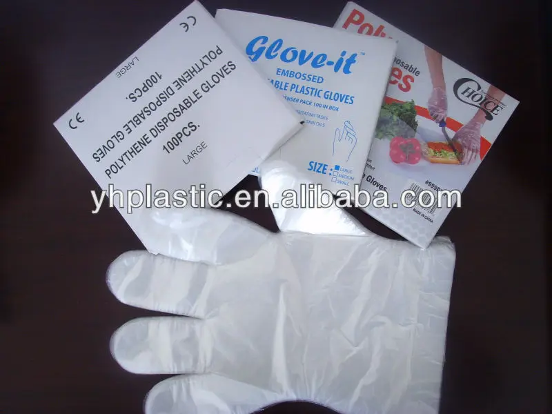 box of plastic gloves