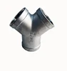 hot sale stainless steel Y type tee 45 degree y tee stainless steel pipe fitting