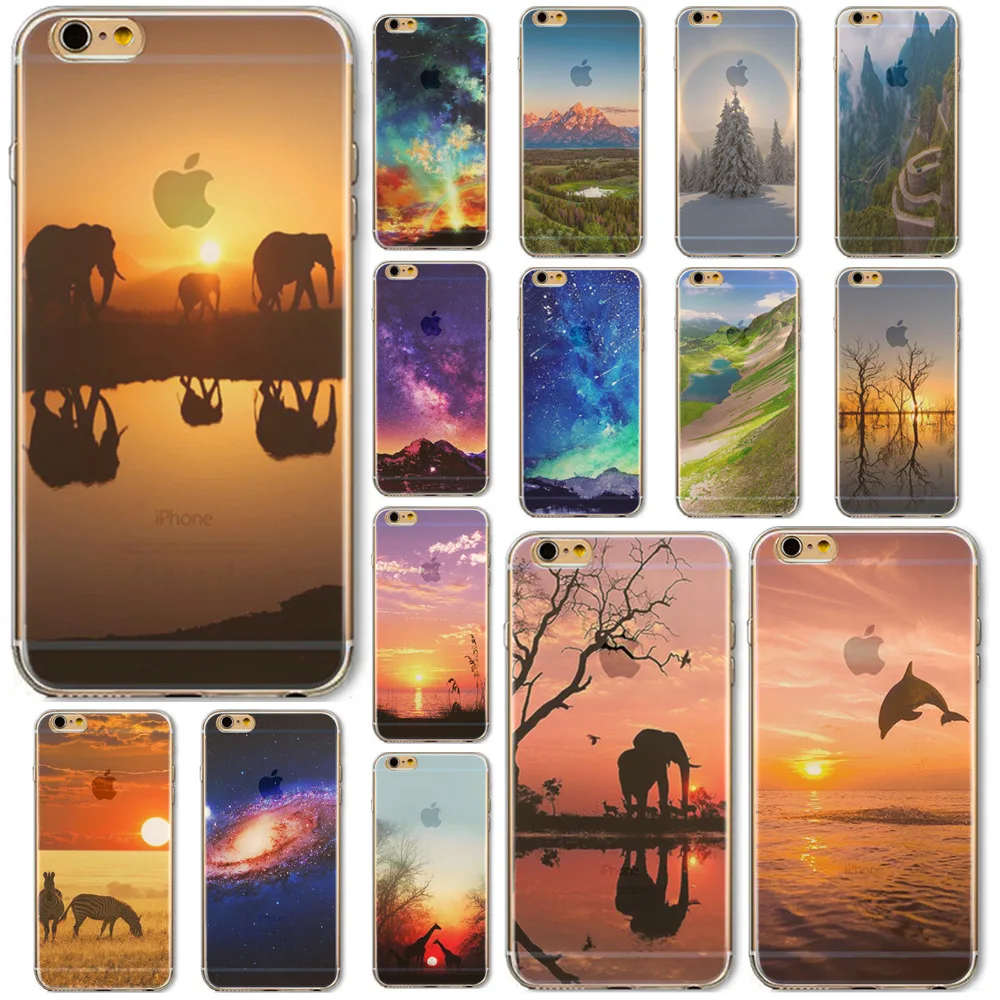 Hot Sale Beautiful Lake Case For iPhone 6 4 7 For 6s Phone Soft Thin Case
