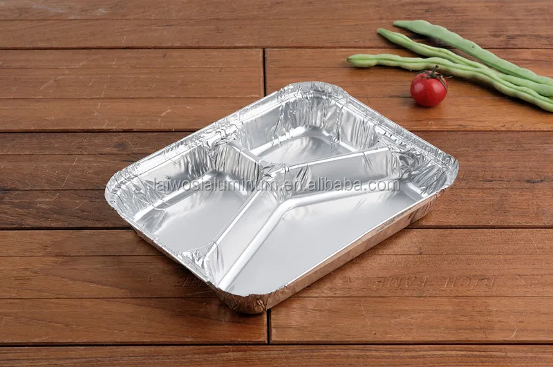 China Disposable aluminum foil containers with lids Manufacturer