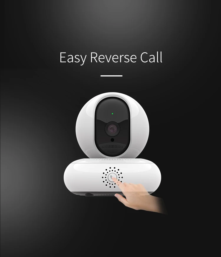 IGreenView easy reverse call HD PT camera PTZ wide view angle surveillance camera smart baby monitor