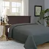 3pc full queen microfiber comforter set quilt set