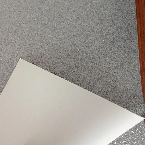 silver glitter paper