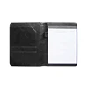 custom embossing logo A5 Leather File Folder portfolio presentation organizer folio