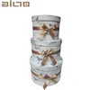 Gift Packaging Paper Storage Square Boxes For Cake With Ribbon
