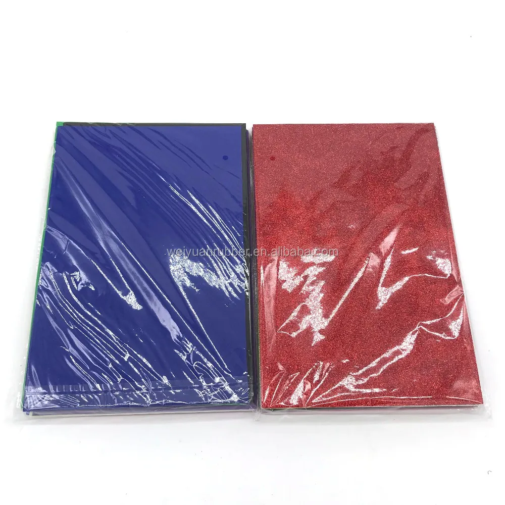 Glitter Eva Foam Sheet Diy Using Colorful Plastic Sheets Self Adhesive