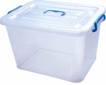 large plastic storage boxes with hinged lid