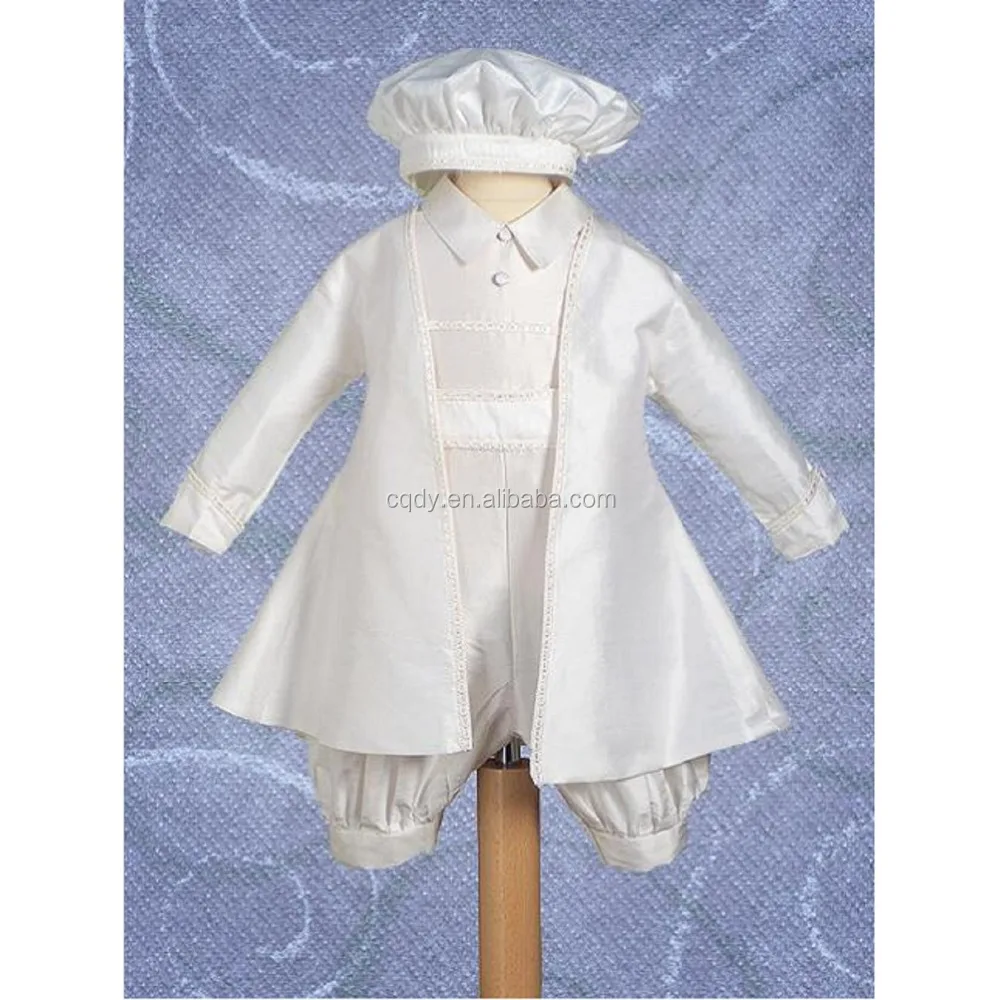 white baptism suit