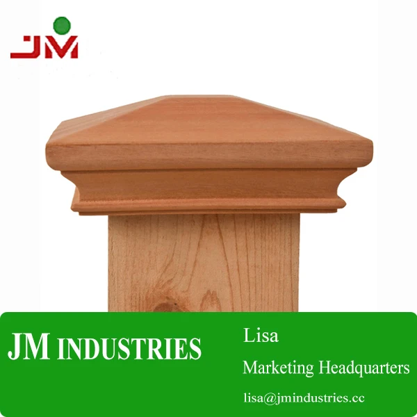 Cheap Factory Direct Selling Wood Post Caps For Decorative Fence